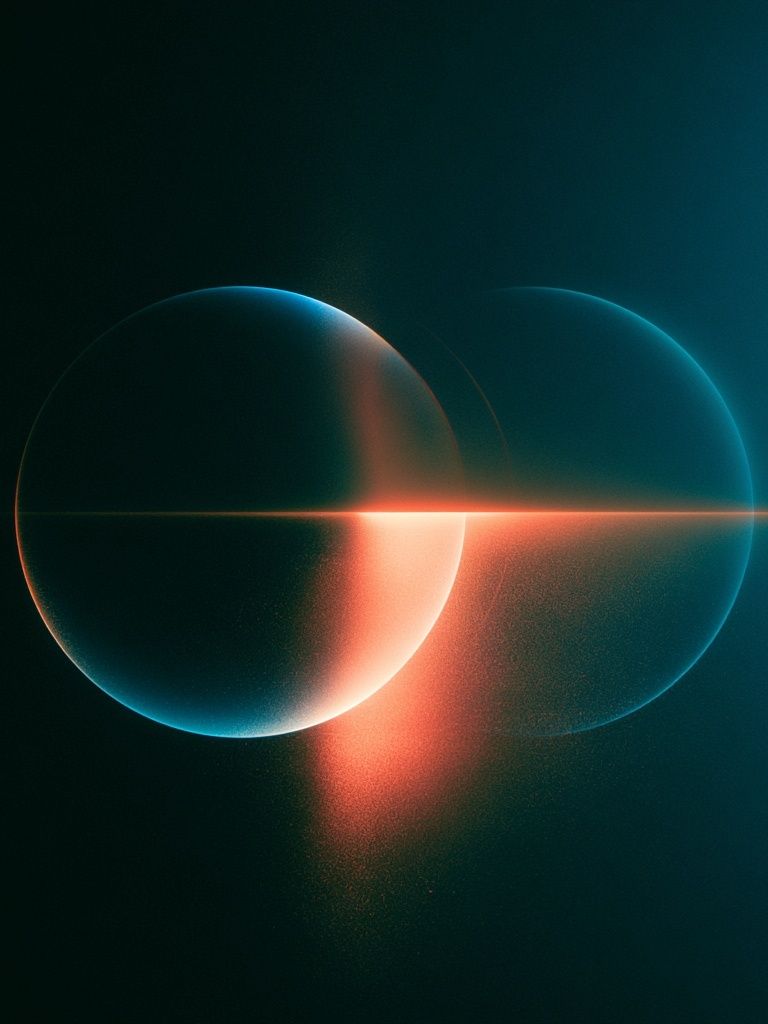 Celestial Orb Glow Abstract Poster. poster — abstract art