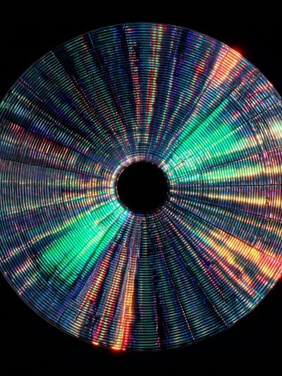 Prismatic Disc Abstract Poster. poster print