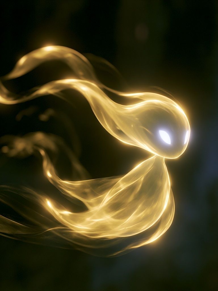 Golden Spirit Abstract Poster. poster — abstract art