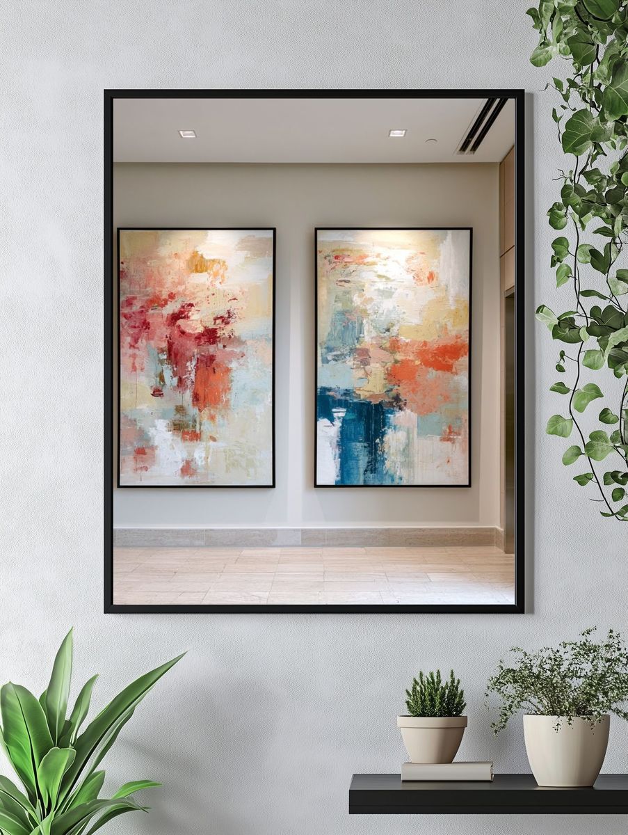 Abstract Color Field Poster Set. — room view 4