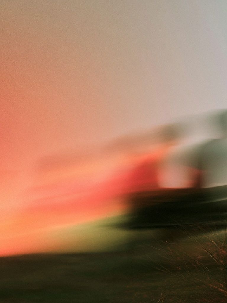 Sunset Blur Abstract Poster. poster detail