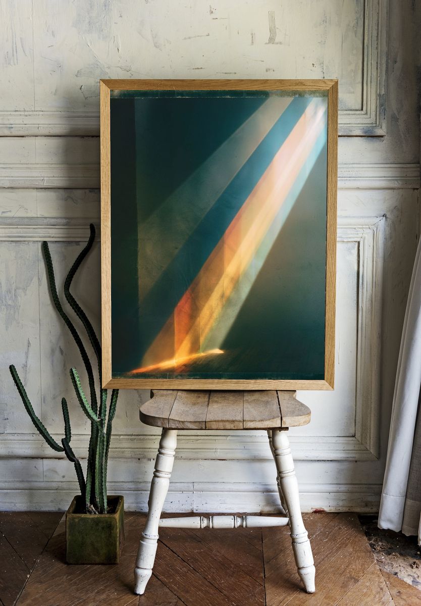 Prismatic Light Abstract Poster. — room view 1