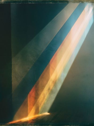 Prismatic Light Abstract Poster. poster