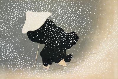 Snow from Momoyogusa–Flowers of a Hundred Generations (ca. 1909–1910). poster