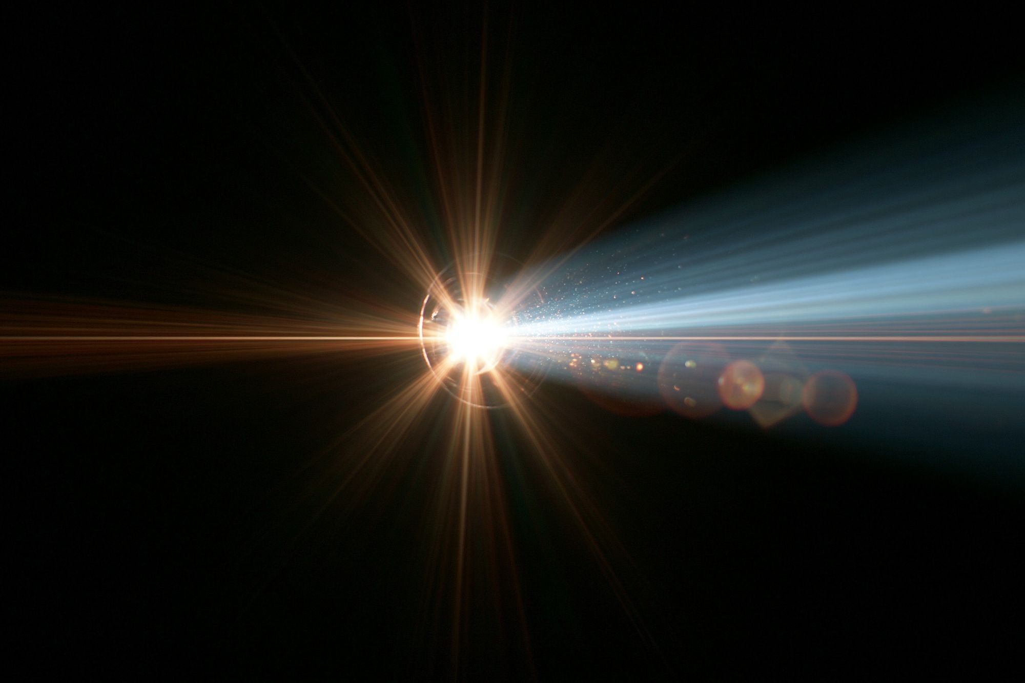 Cosmic Light Burst Abstract Print. poster — abstract art