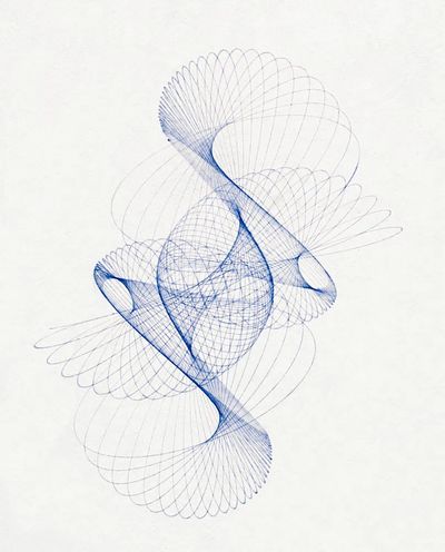 Pendulum Curve illustration high resolution. poster print