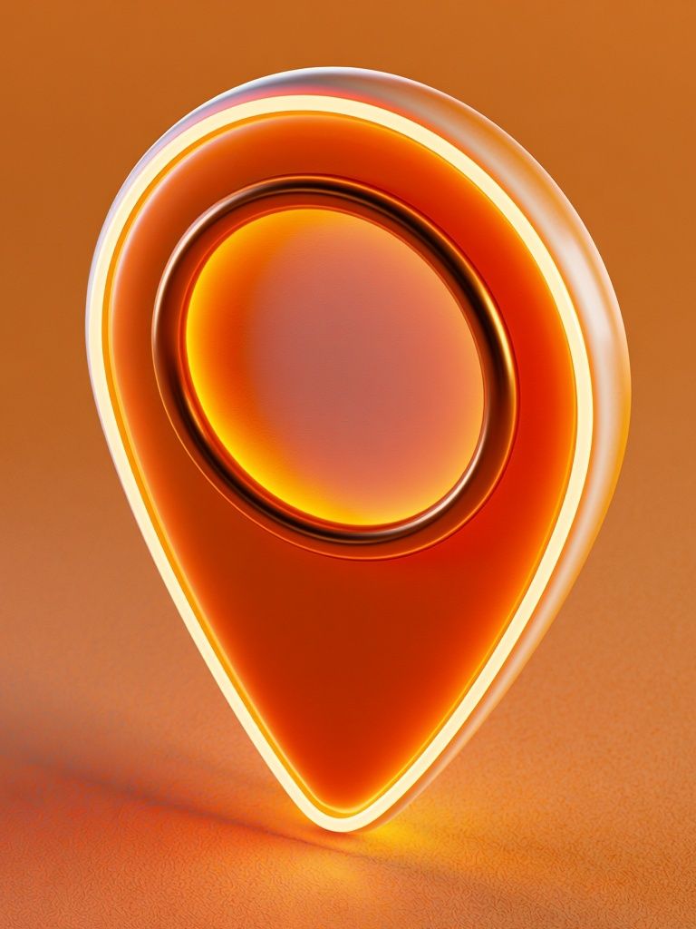 Orange Glow Abstract Poster. poster — abstract art