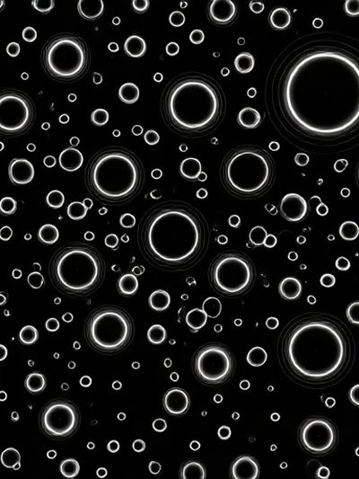 Glowing Rings Abstract Poster. poster