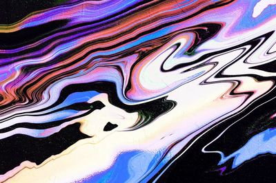 flVibrant colorful fluid art background. poster print