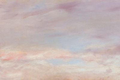 Sky pastel texture background, remixed. poster print