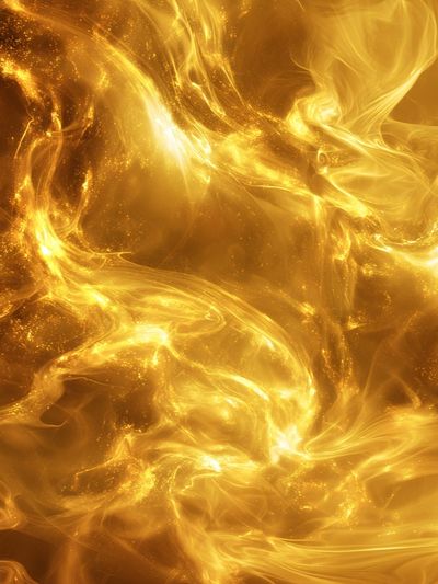 Golden Light Abstract Poster. poster print
