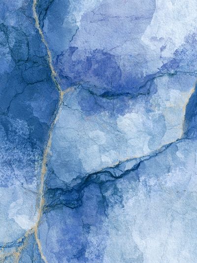 Blue Marble Texture Abstract Poster. poster print
