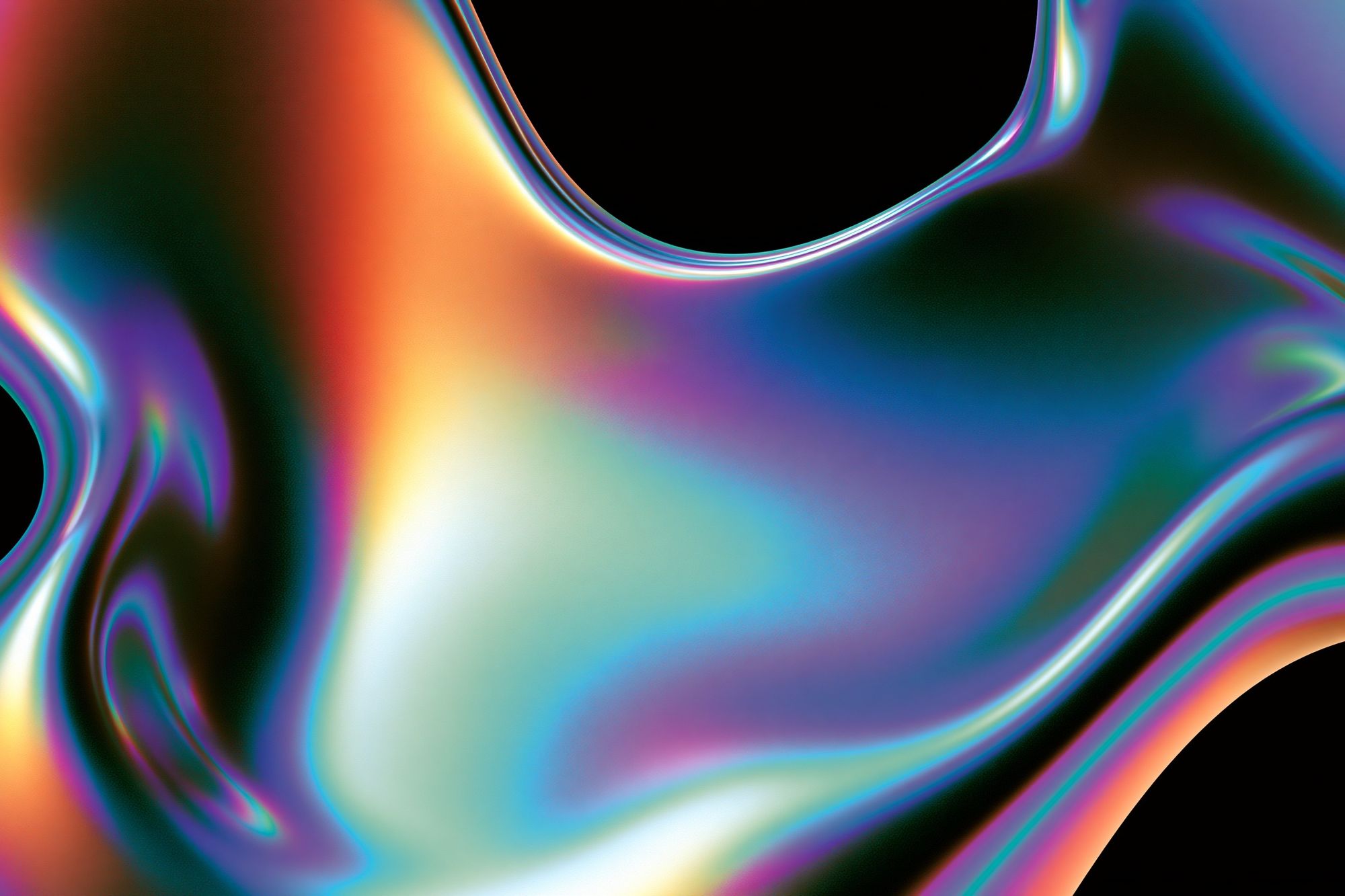 Prismatic Flow Abstract Poster. poster detail