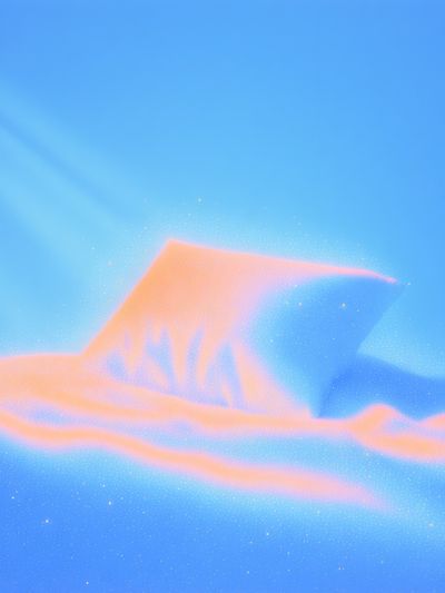 Dreamy Cloudscape Abstract Poster. poster print