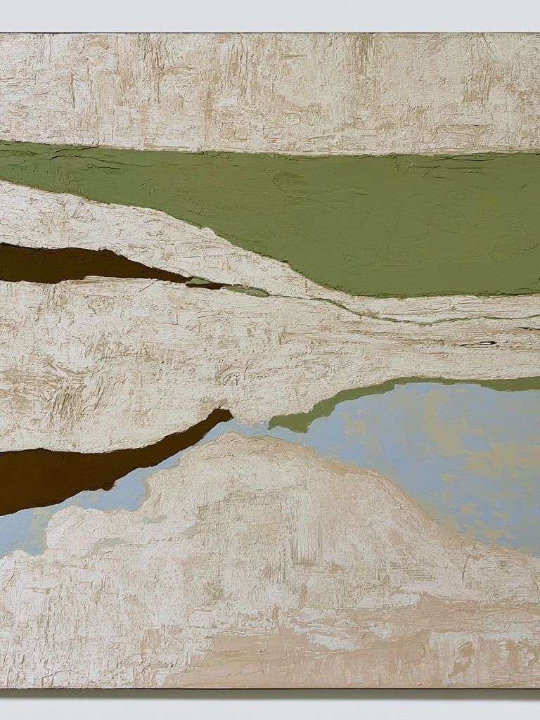 Earthy Horizon Abstract Poster. poster — abstract art
