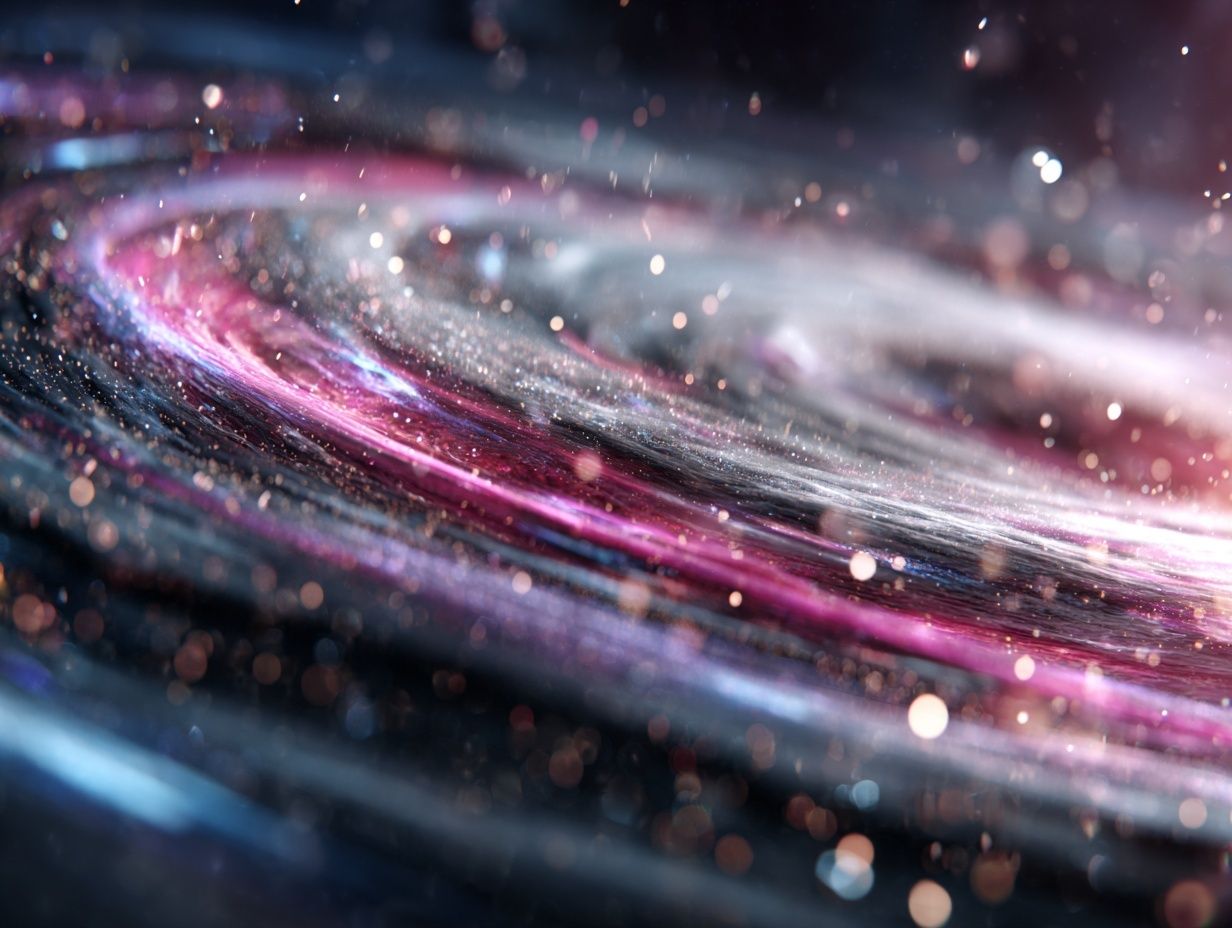 Cosmic Swirl Abstract Poster. poster detail