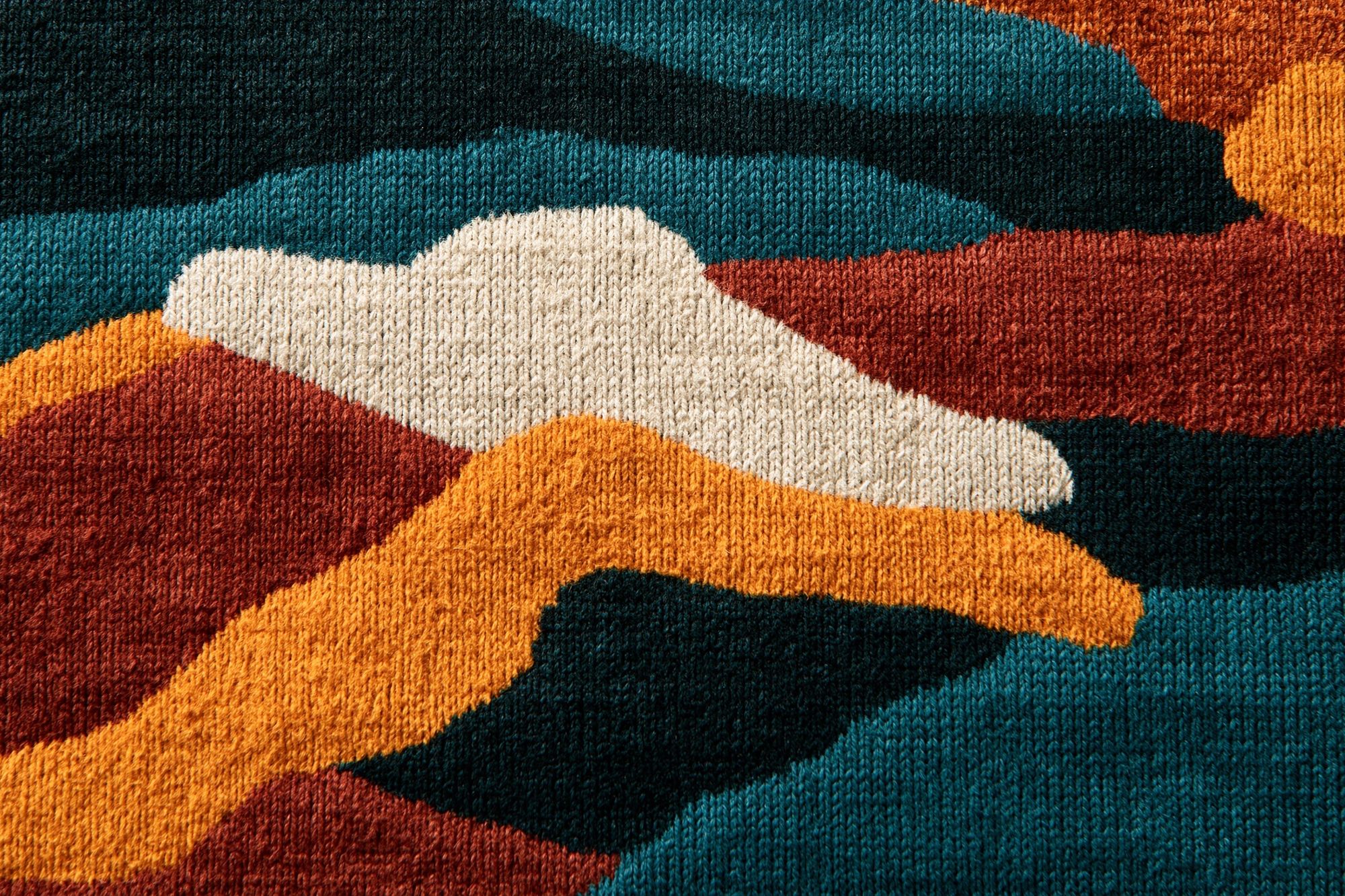 Textured Abstract Waves Poster. poster — abstract art