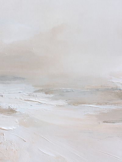 Neutral Coastal Abstract Poster. poster