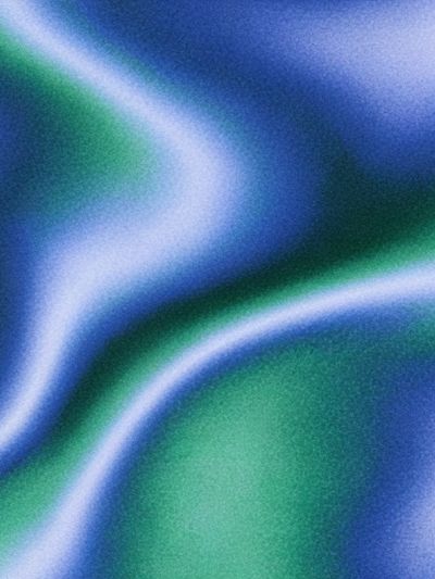 Blue Green Flow Abstract Poster.