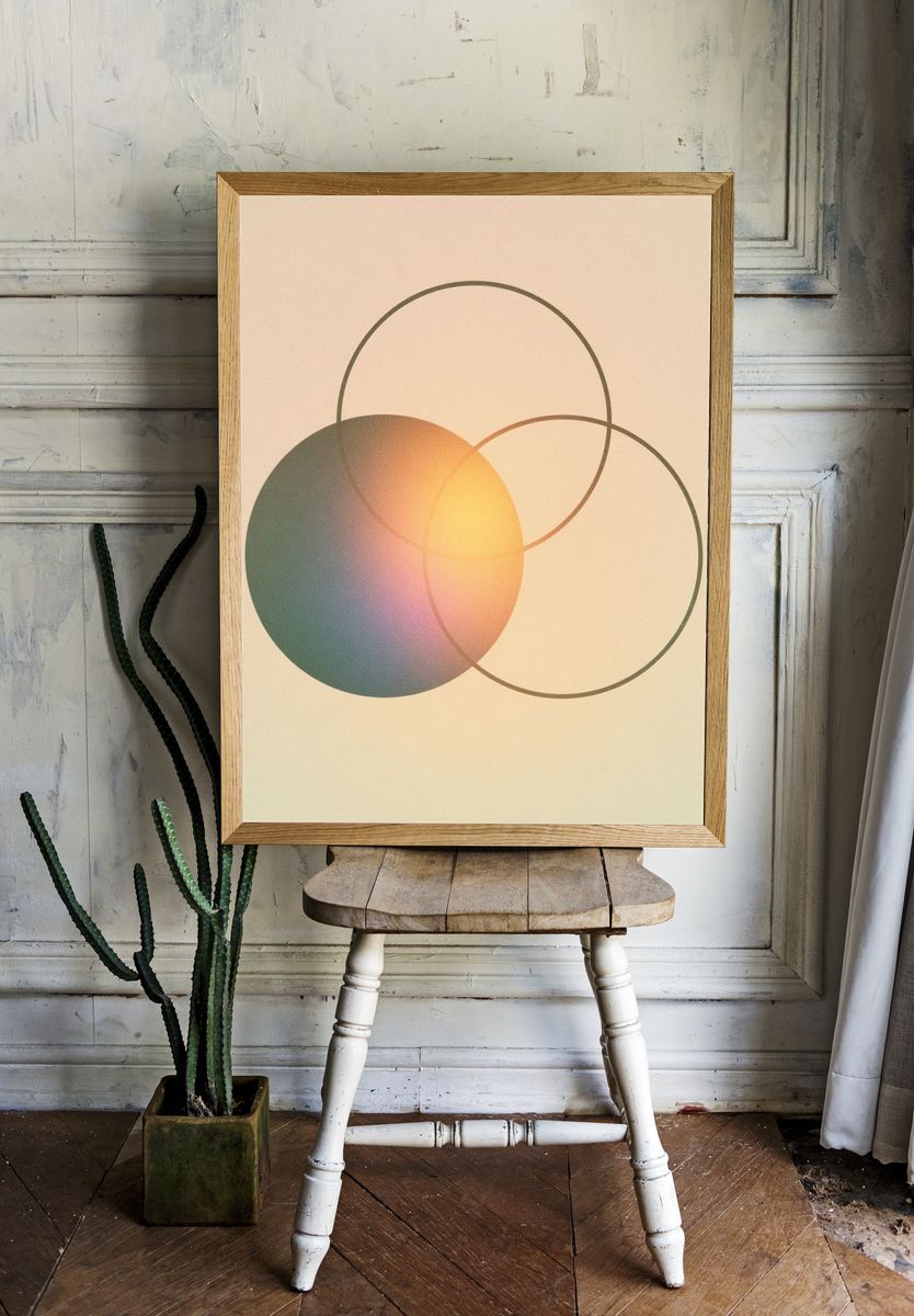 Soft Overlap Abstract Poster. — room view 1