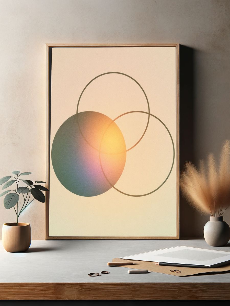 Soft Overlap Abstract Poster. — room view 2
