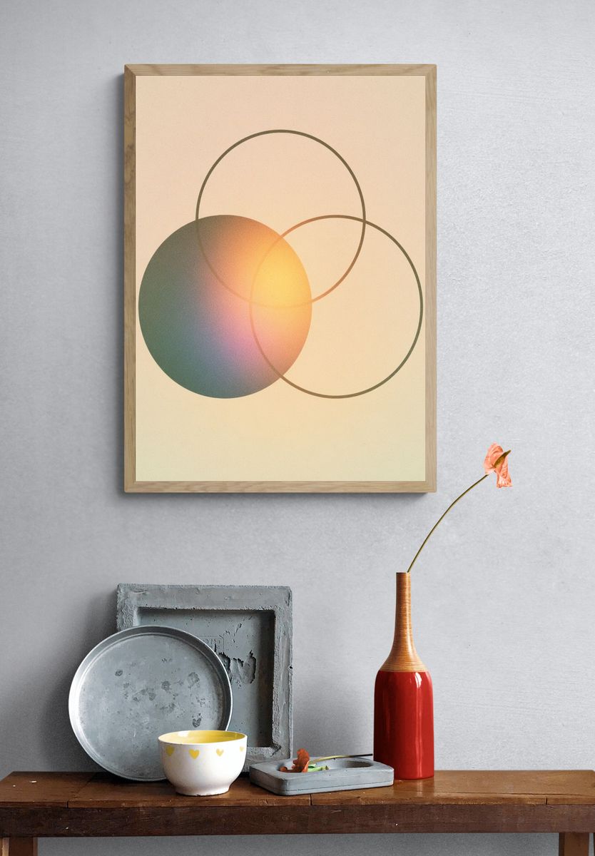 Soft Overlap Abstract Poster. — room view 3