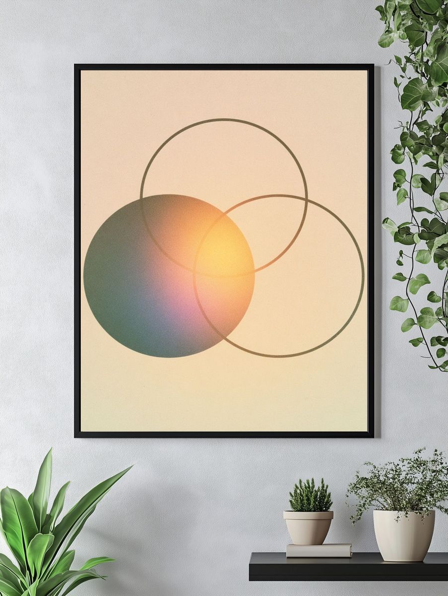 Soft Overlap Abstract Poster. — room view 4