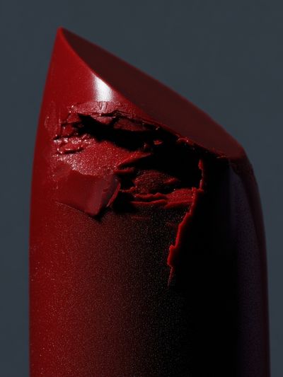 Crimson Abstract Form Poster. poster print