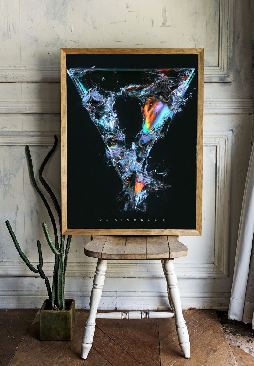 Void Frame Abstract Poster. — room view 1