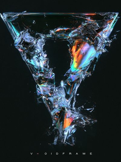 Void Frame Abstract Poster. poster