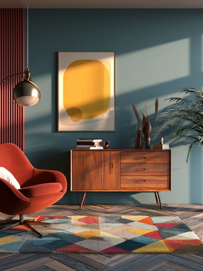 Golden Abstract Shape Poster. poster detail