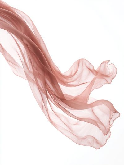 Blush Silk Flow Abstract Print.