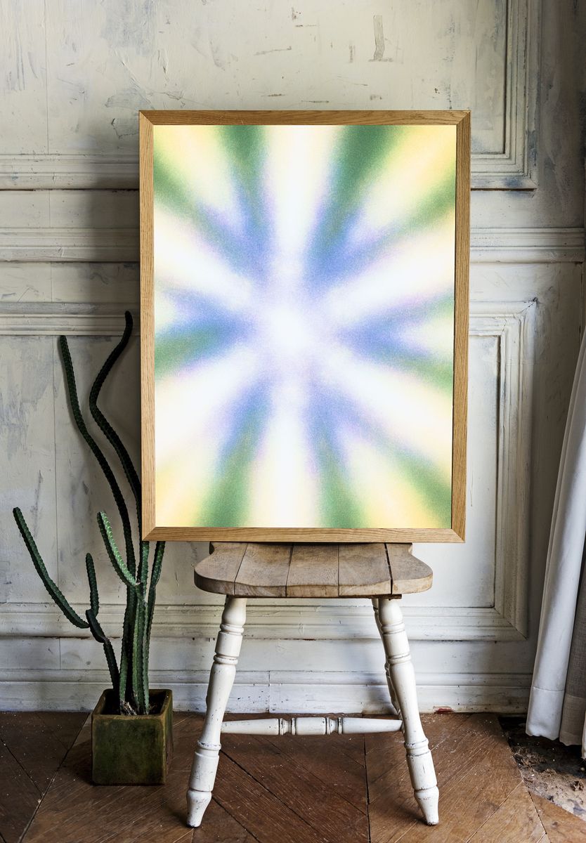 Pastel Radiance Abstract Poster. room preview