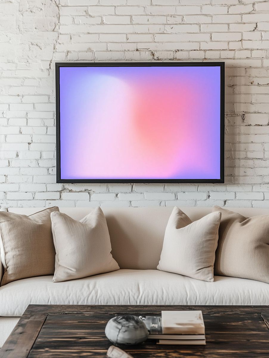 Blur gradient pink purple abstract room preview