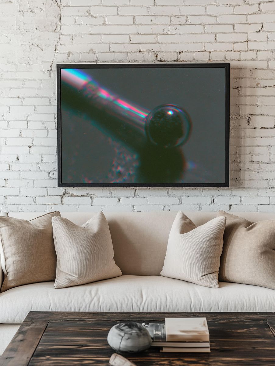 Prismatic Orb Abstract Poster. — room view 1