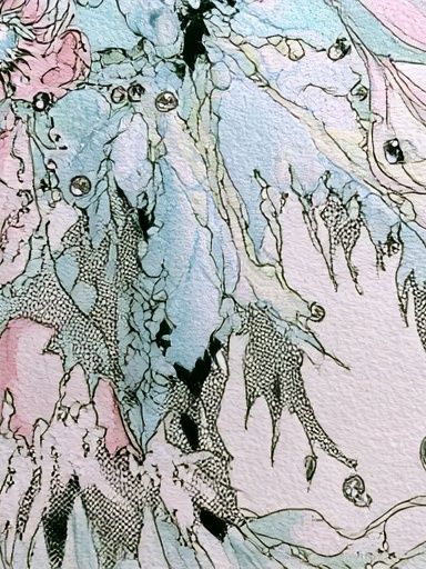 Pastel Dreamscape Abstract Poster. poster — abstract art
