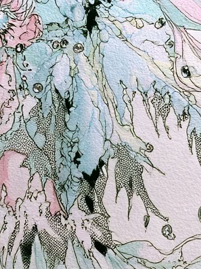 Pastel Dreamscape Abstract Poster. poster