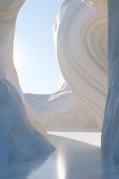 Sculpted Canyon Light Poster. poster print