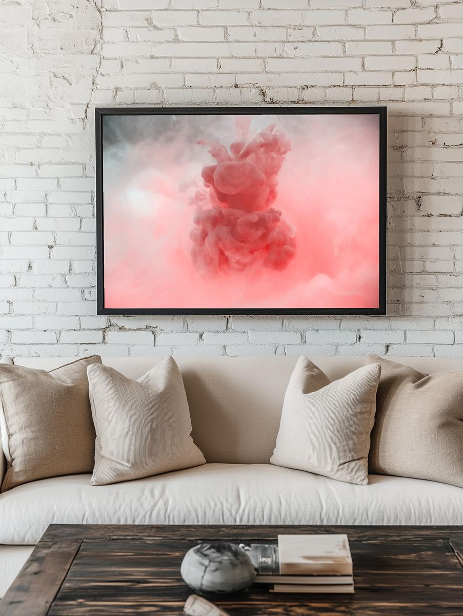 Acryllic color dissolving in water. — room view 1