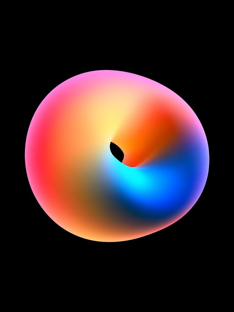 Color Spiral Abstract Poster. poster detail