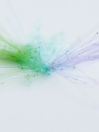 Pastel Fiber Abstract Poster.
