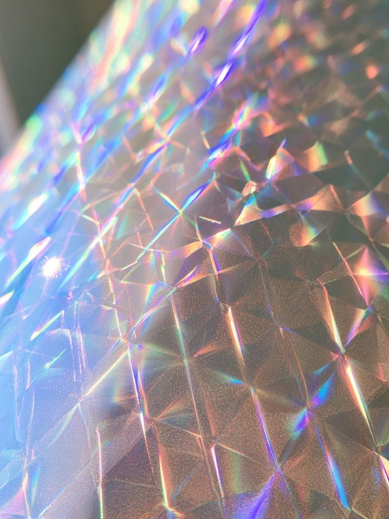 Iridescent Prism Texture Print. poster detail