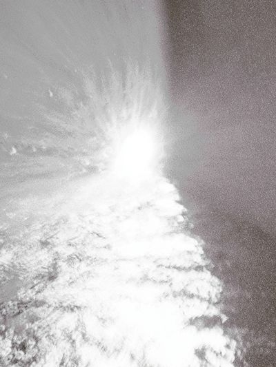 Silver Burst Abstract Print.