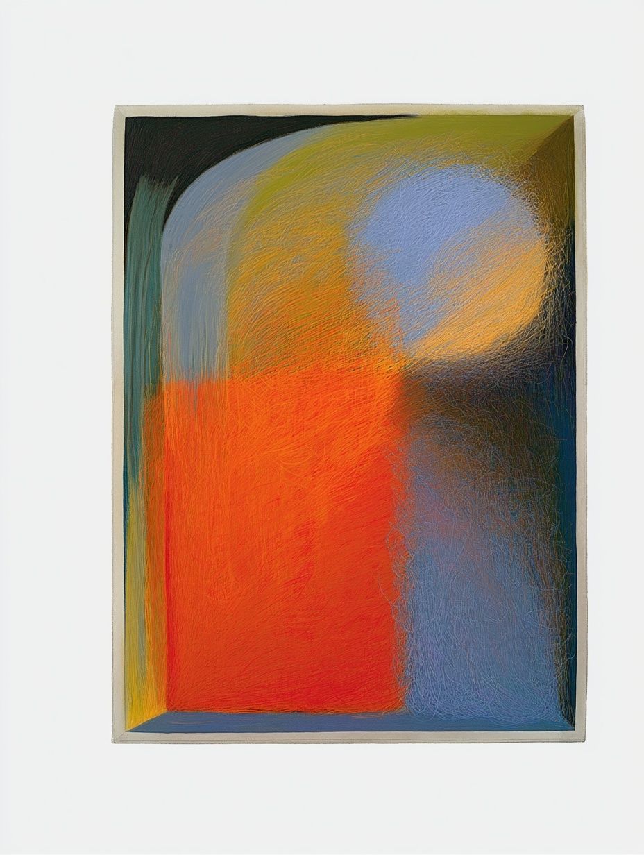 Color Field Abstract Poster. poster detail