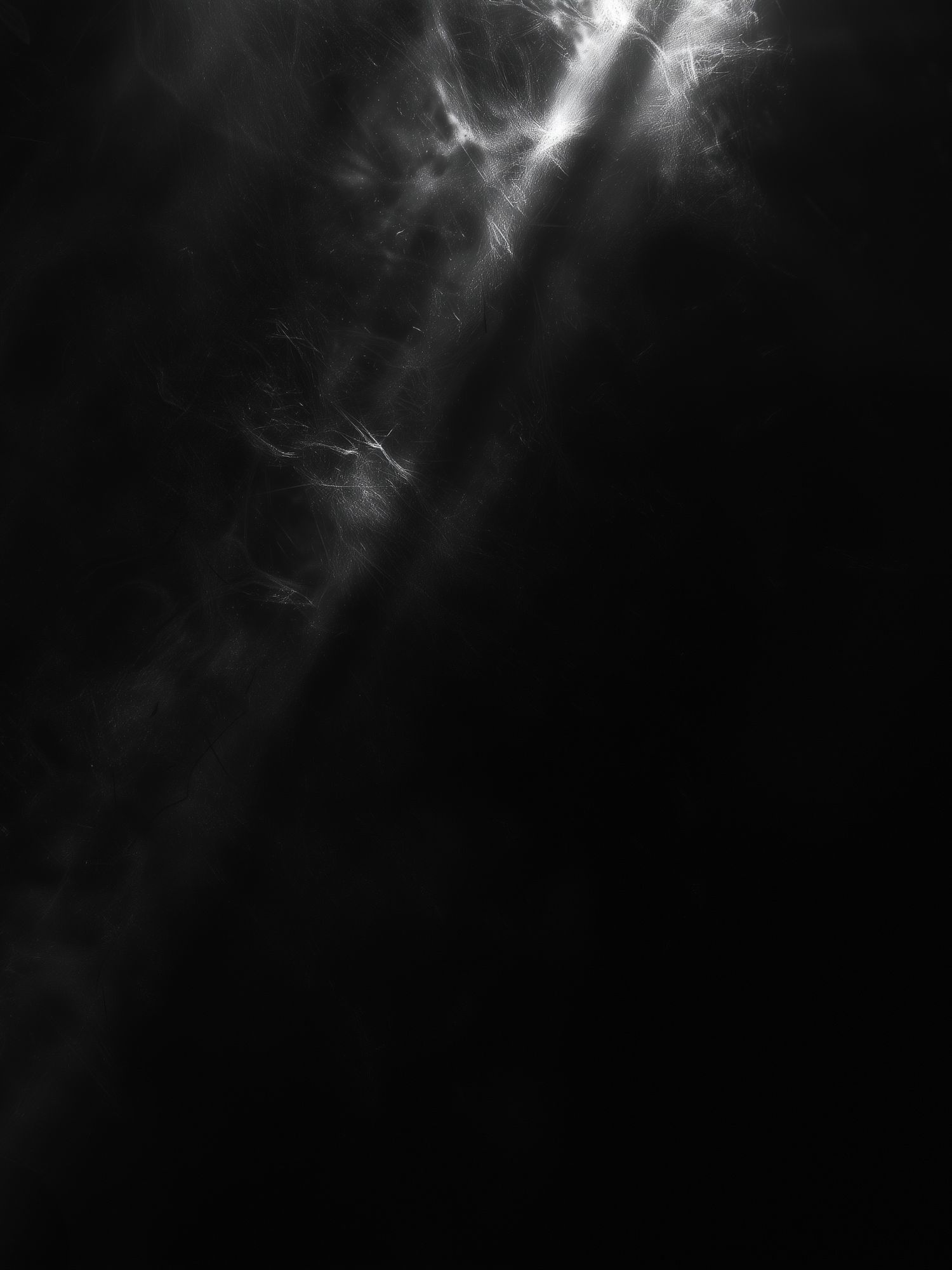 Monochrome Smoke Abstract Poster. poster detail