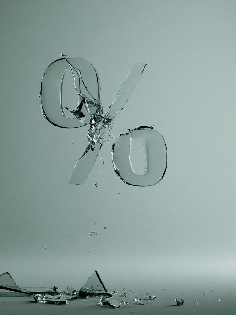 Shattered Glass Abstract Poster. poster — abstract art