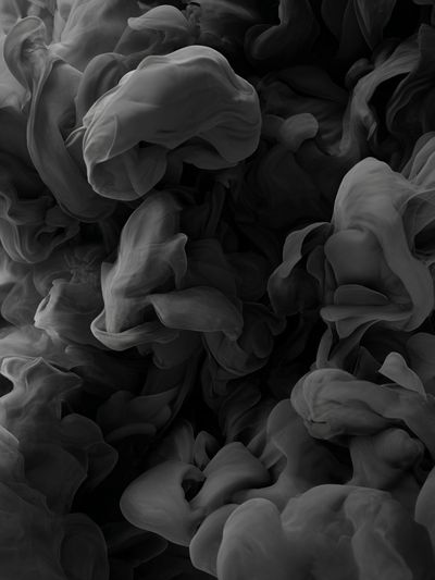 Abstract Smoke Black-White Poster. poster print