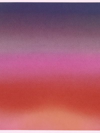 Sunset Gradient Abstract Poster. poster print