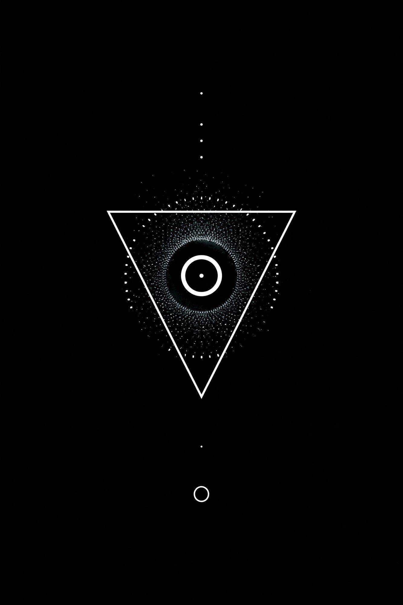 Geometric Cosmic Eye Abstract Poster. poster detail