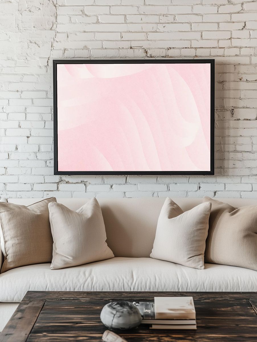 Abstract pink layer patterned background. — room view 1